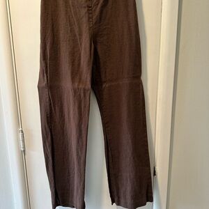 Chico's Women's Straight Leg Pants in Deep Brown